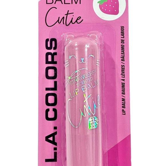 L.A. COLORS Cutie Scented Lip Balm Strawberry & Grape Set of 2 Unopened - Picture 2 of 7